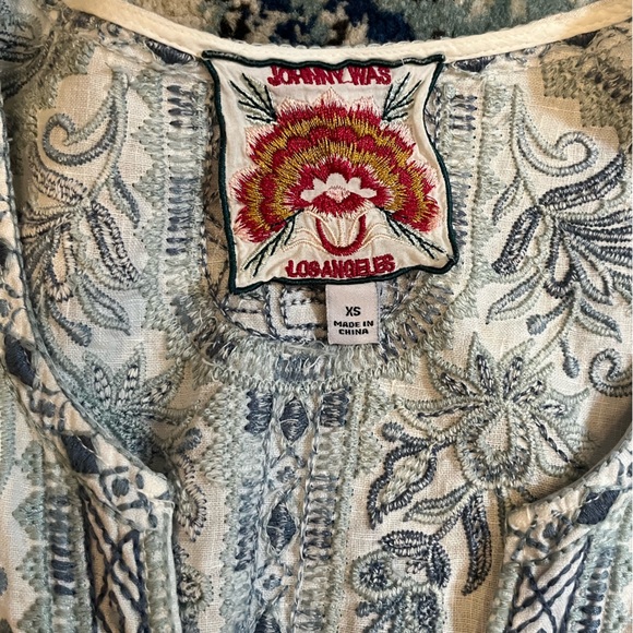 Johnny Was Blouse XS - Picture 3 of 7